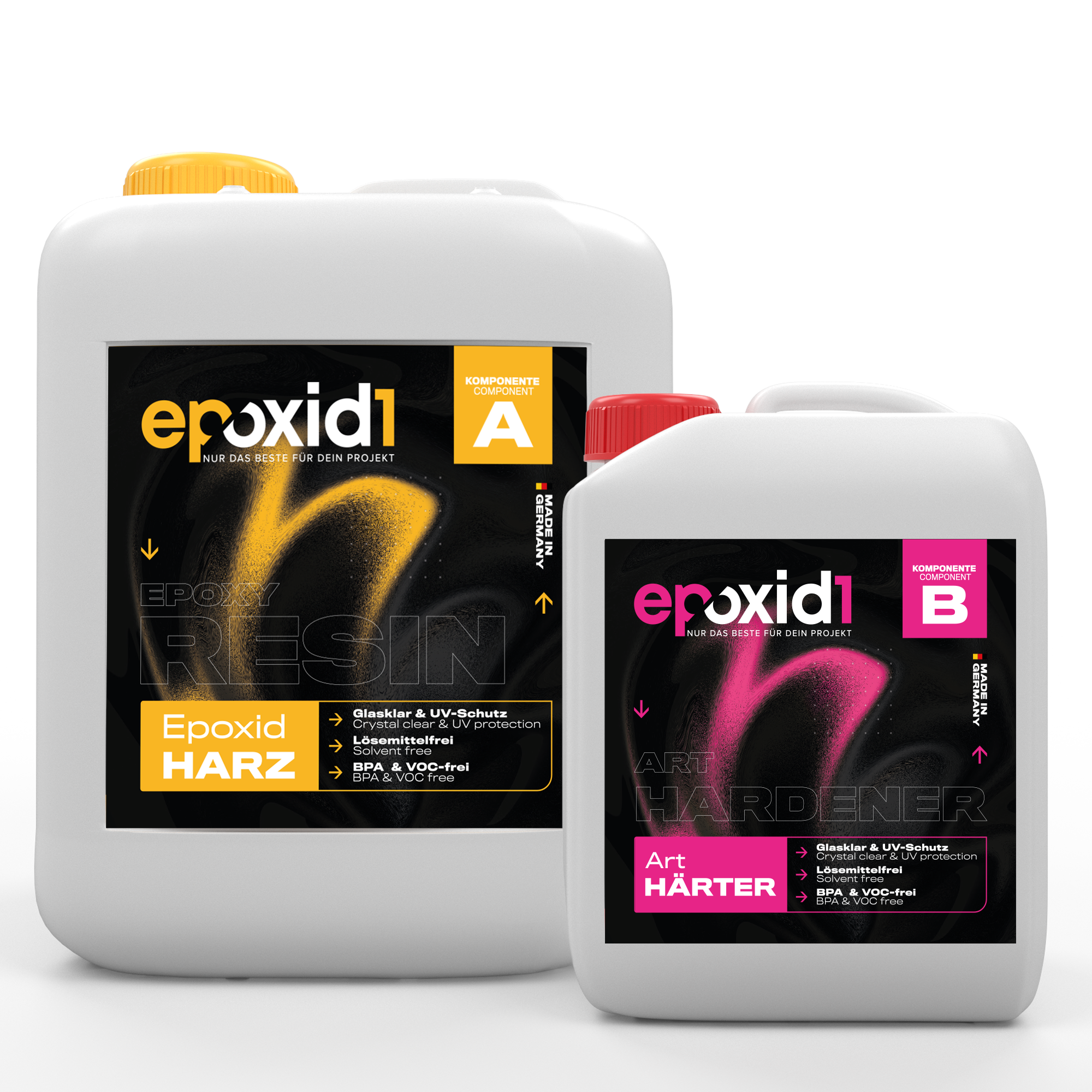 epoxid1 Art Epoxidharz Komponente A und B – Harz und Härter Kanister