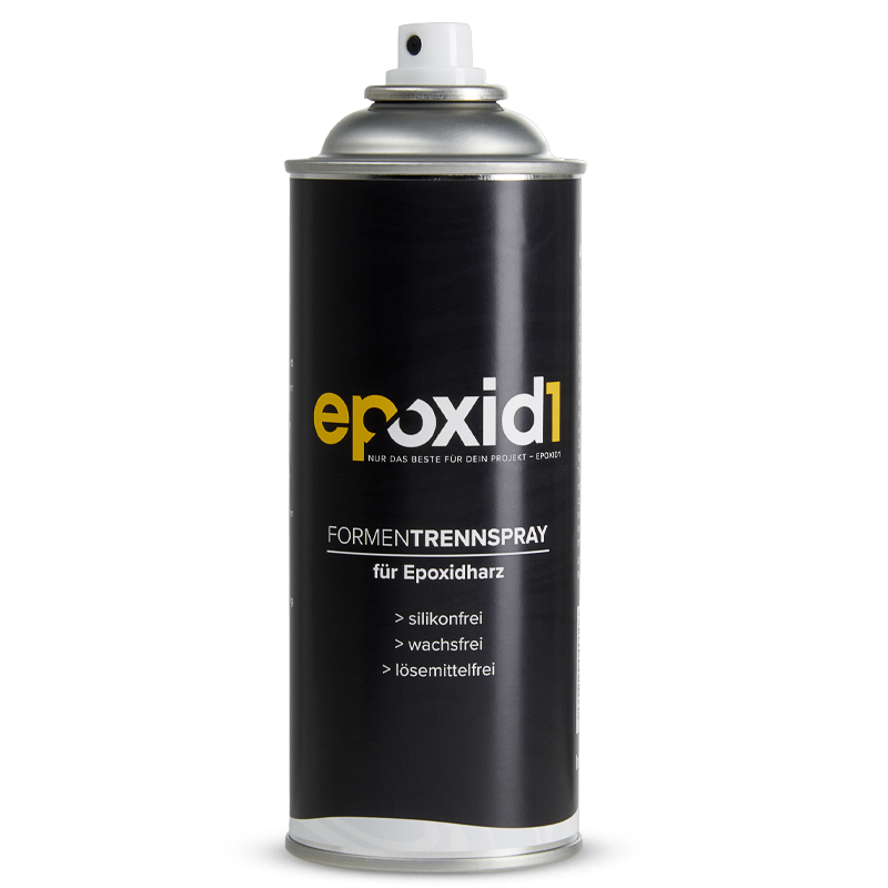 epoxid1 Formentrennspray für Epoxidharz – silikonfrei, wachsfrei, lösemittelfrei