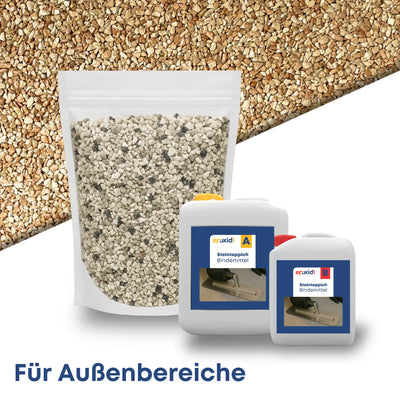 Steinteppich Set AUSSEN - Rosa Corolla