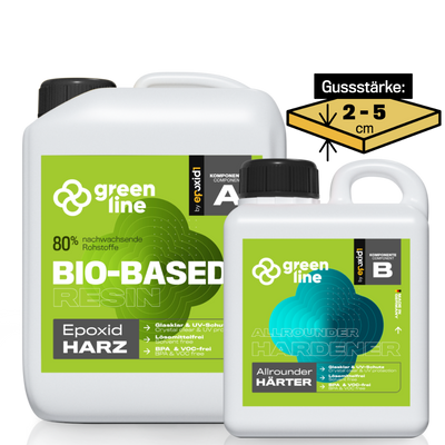 epoxid1 Allrounder Green Line Epoxidharz mit Härter für 2cm bis 5cm Güsse