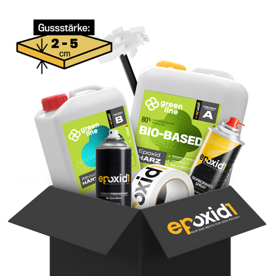 epoxid1 Allrounder Green Line Epoxidharz Starter Set inklusive Zubehör