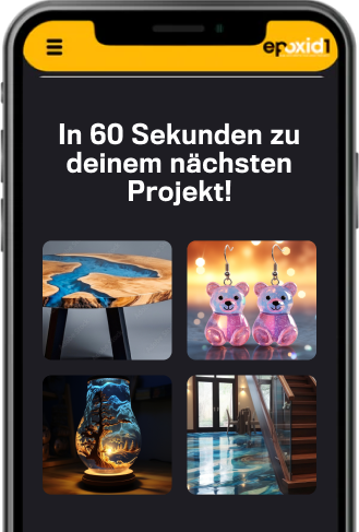 Mit dem Epoxidharz Berater von epoxid1 erhältst du in wenigen Klicks alles, was du für dein Projekt benötigst